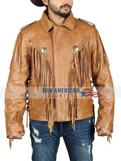 Joe Exotic Brown Fringe Jacket