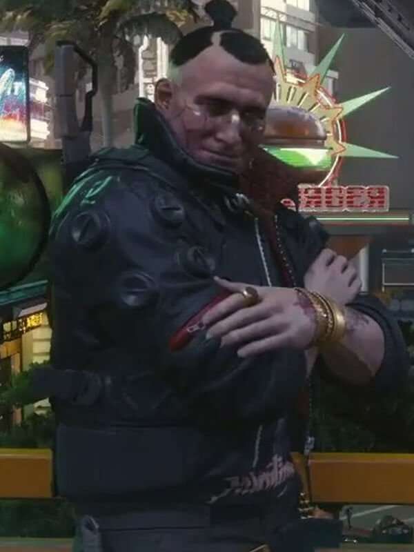 Jackie Welles Cyberpunk 2077 Jacket for Mens