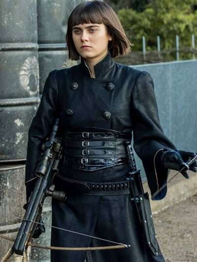 Ally Ioannides Into the Badlands Coat