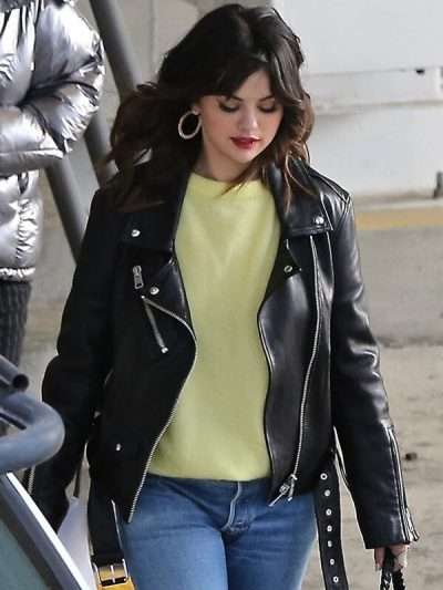 Selena Gomez Black Jacket