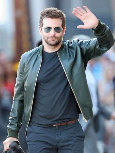 Bradley Cooper Green Bomber Jacket
