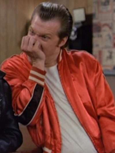 Lenny 1950s Lone Wolf Bomber Jacket