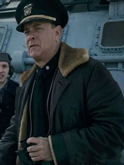 Tom Hanks Greyhound Leather Jacket