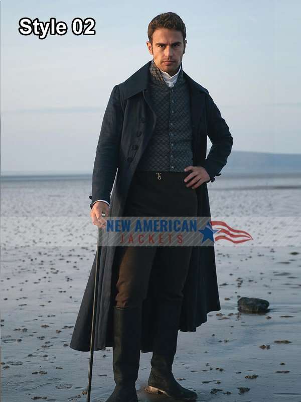 Sanditon Theo James Black Coat