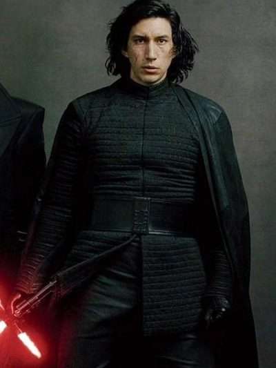 Adam Driver Star Wars The Last Jedi Kylo Ren Black Jacket
