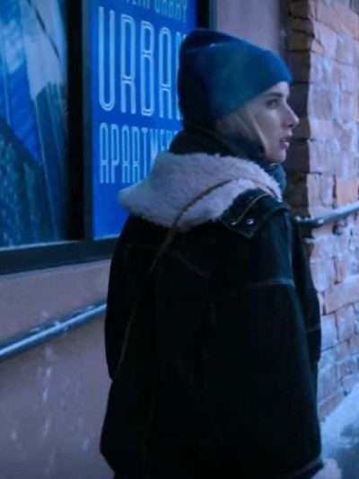Sloane Holidate 2020 Shearling Trim Jacket