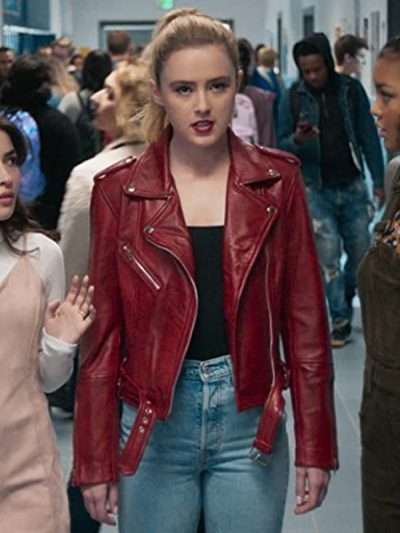 Freaky Millie Red Leather Jacket