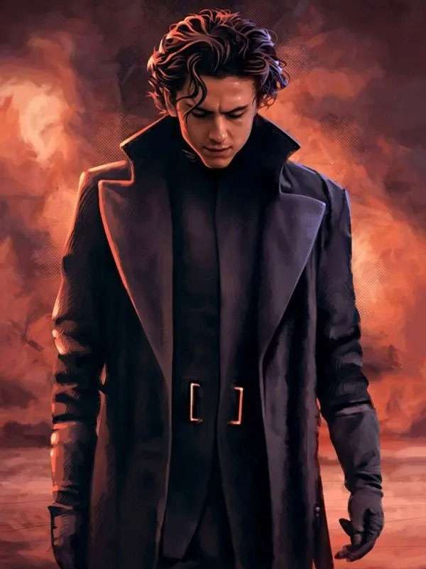 Timothee Chalamet Dune Paul Atreides Wool Trench Coat