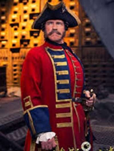 Arnold Schwarzenegger Iron Mask Wool Coat