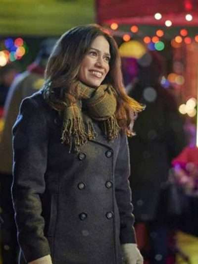 Five Star Christmas Bethany Joy Lenz Grey Peacoat