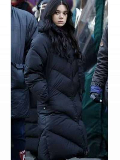 Hawkeye 2021 Hailee Steinfield Puffer Black Coat