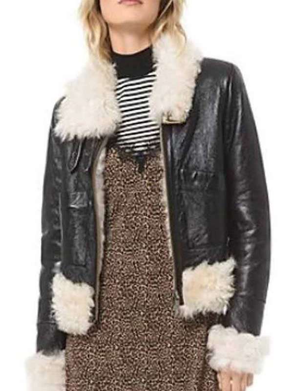 Itaewon Class Kim Da-Mi Leather Shearling Jacket