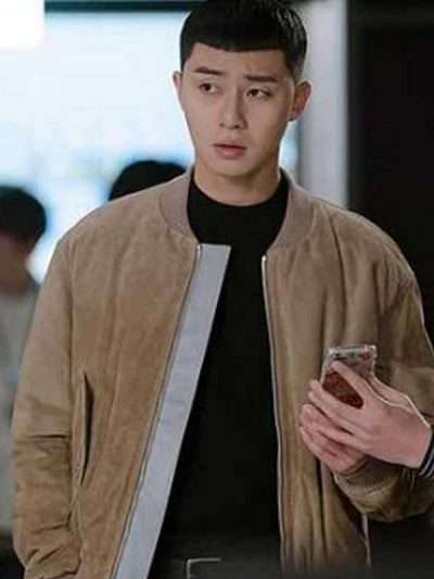 Itaewon Class Park Seo-Joon Leather Bomber Jacket