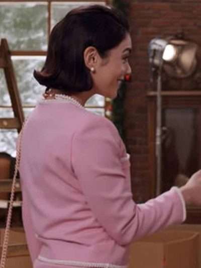The Princess Switch Switched Again Stacy De Novo Pink Coat