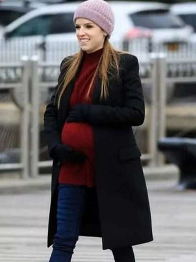Anna Kendrick Love Life Dabra Coat