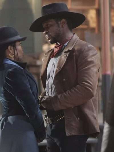 Idris Elba The Harder They Fall Brown Leather Jacket