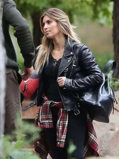 KUWTK Kim Black Leather Jacket