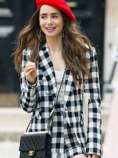 Emily Cooper Emily in Paris Lily Collins Blazer Jacket