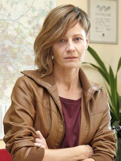 Małgorzata Kożuchowska The Plagues of Breslau Leather Jacket
