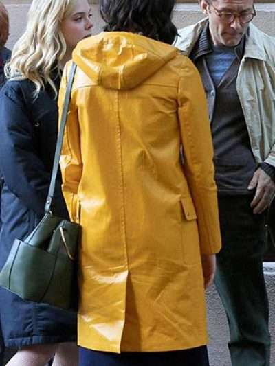 Connie Davidoff A Rainy Day in New York Yellow Coat