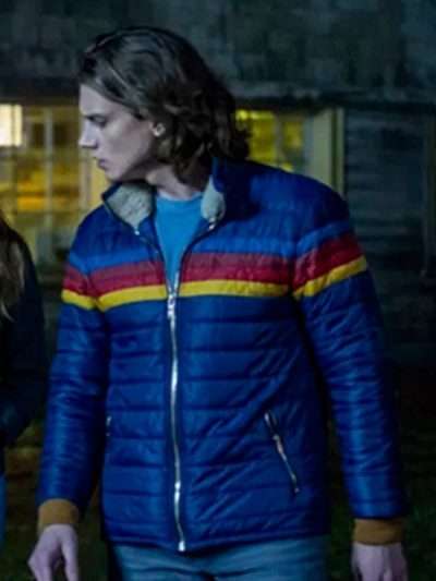 Ace Nancy Drew Blue Puffer Jacket