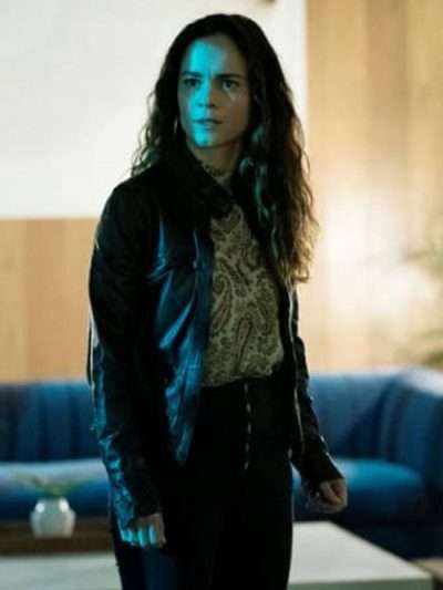 Queen of the South Alice Braga Black Leather Jacket