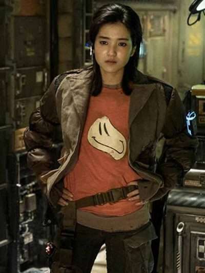 Space Sweepers Kim Tae-Ri Brown Jacket