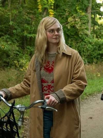All The Bright Places Violet Markey Trench Coat