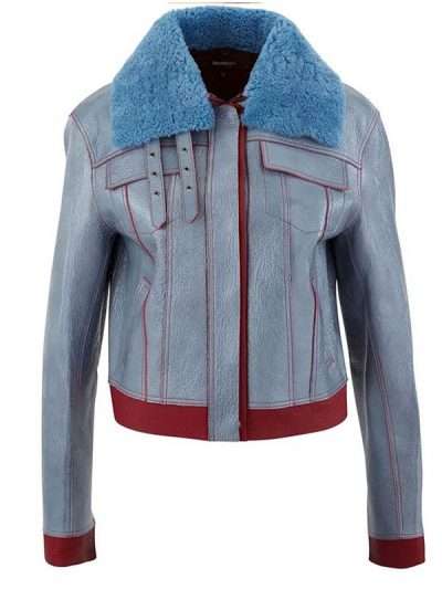 Sara Yang Love Life Leather Jacket