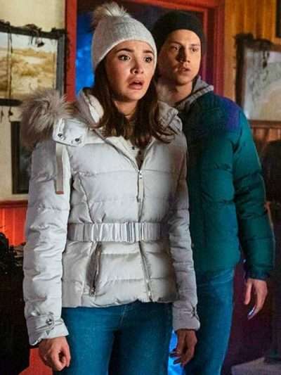 Nancy Drew Bess Marvin White Parka Jacket
