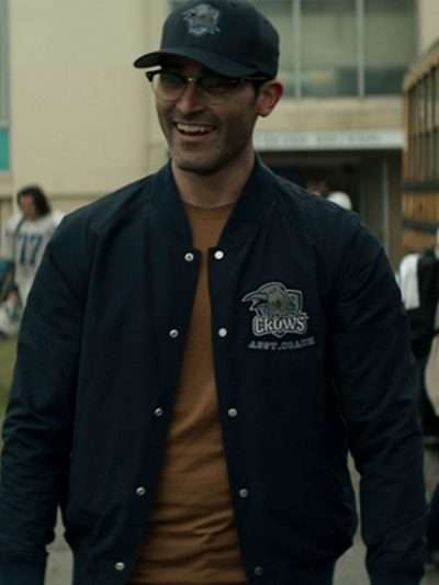 Clark Kent Superman and Lois Varsity Jacket
