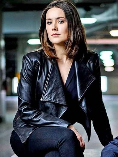 The Blacklist Elizabeth Keen Black Leather Jacket