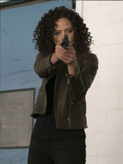 The Blacklist Redemption Nez Rowan Leather Jacket