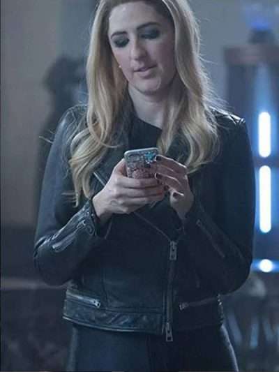 D'Arcy Carden The Good Place Bad Janet Black Leather Jacket