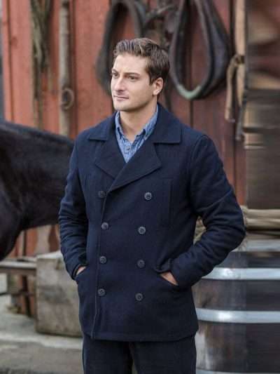 Daniel Lissing Blue Peacoat