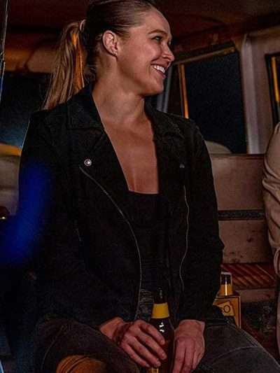 9-1-1 Lena Bosko Black Biker Leather Jacket