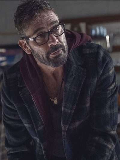 The Walking Dead S10 Jeffrey Dean Morgan Plaid Coat