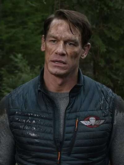 John Cena Playing with Fire Jake Carson Green Vest