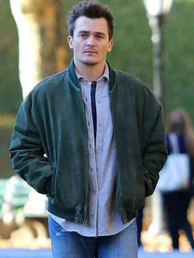 Separation Jeff Vahn Green Bomber Jacket