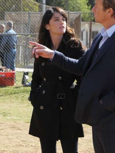 Teresa Lisbon The Mentalist S04 Black Trench Coat
