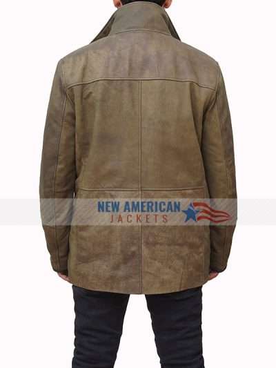 New Amsterdam Dr. Iggy Frome Brown Leather Jacket