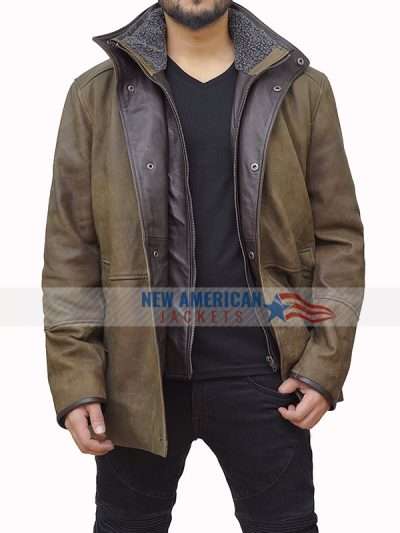 New Amsterdam Dr. Iggy Frome Brown Leather Jacket
