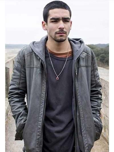 Elite Omar Ayuso Gray Leather Jacket
