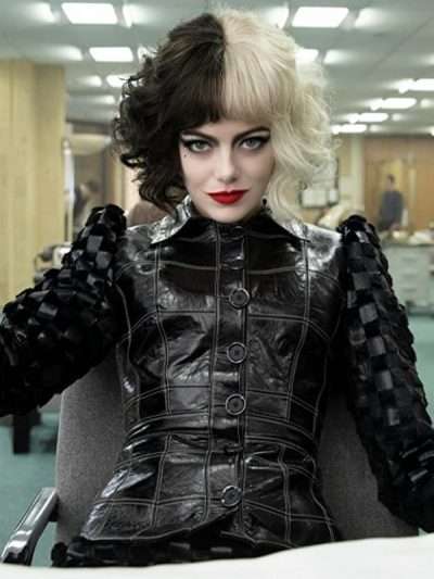 Cruella Emma Stone Black Jacket
