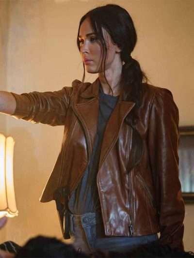 Midnight in the Switchgrass Megan Fox Brown Jacket