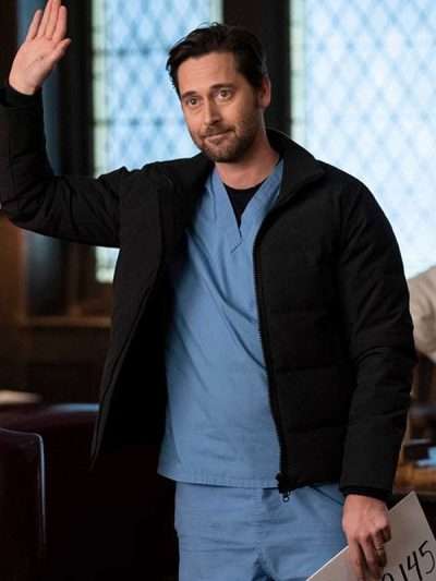 New Amsterdam Dr. Max Goodwin Black Bomber Jacket