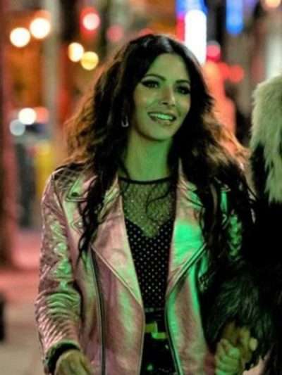Sarah Shahi Biker Jacket