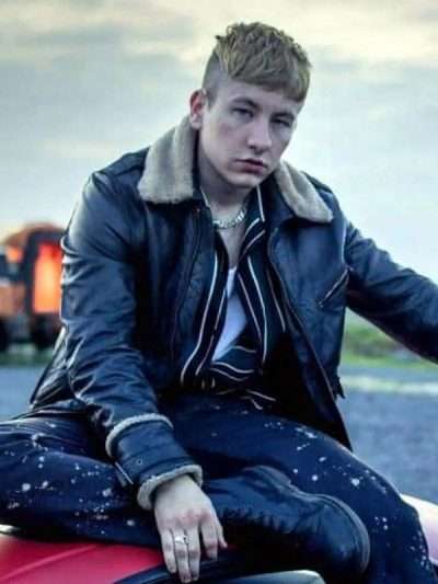 Druig Eternals Barry Keoghan Black Leather Jacket