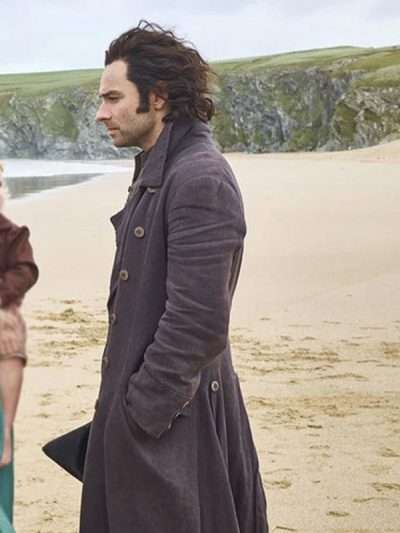 Aidan Turner Wool Coat