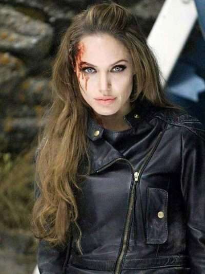 Angelina Jolie Leather Jacket